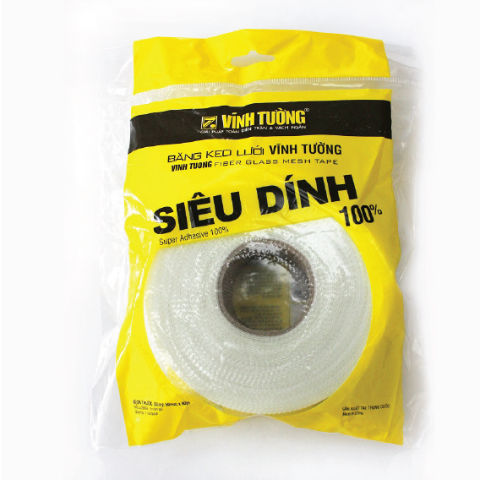 Băng keo giấy chống nứt dùng cho tấm xi măng cemboard Thái Lan